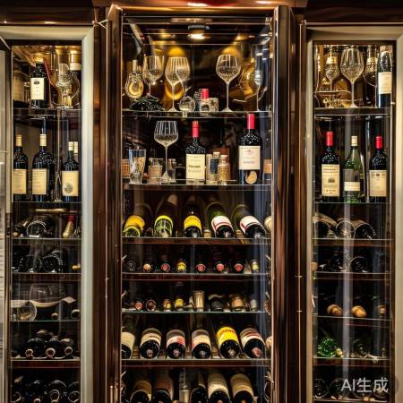 红酒柜装饰，保持整洁