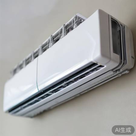 空调挂机组装完毕