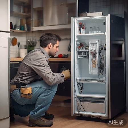 冰箱电路接触不良,检查电线连接