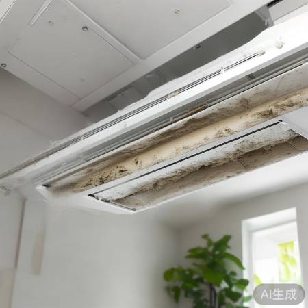 空调异味:滤网积尘需清洗