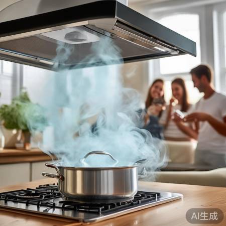 “大风量抽油烟，烹饪更舒心”