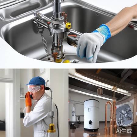 安装排水软管,固定连接