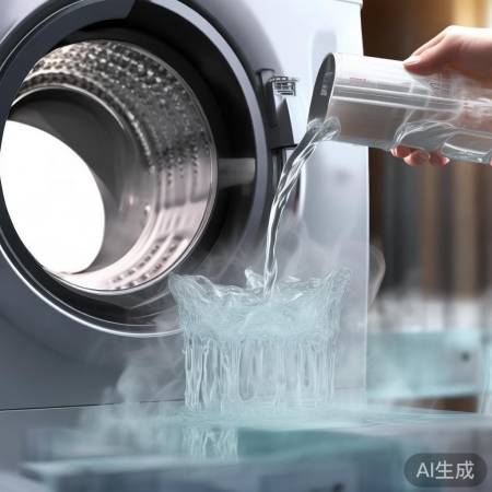 用白醋热水清洗洗衣机