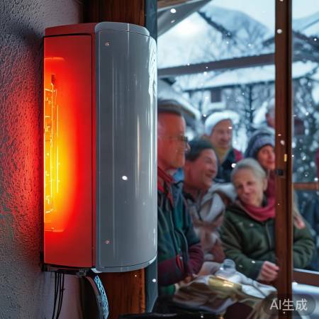 壁挂炉温暖冬日村舍