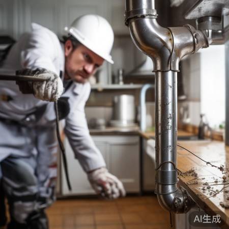 管道堵塞,需清洁疏通