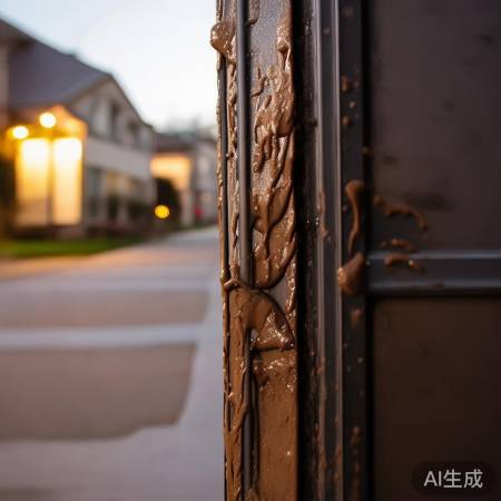 防盗门灌浆增强安全