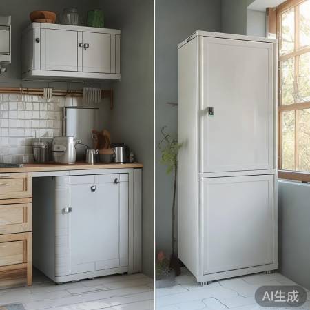 保洁柜小，消毒柜大