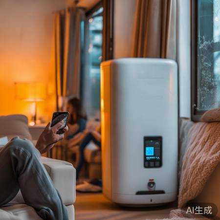 等待热水加热,悠闲时光