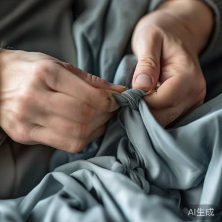 轻松解衣结,轻柔处理