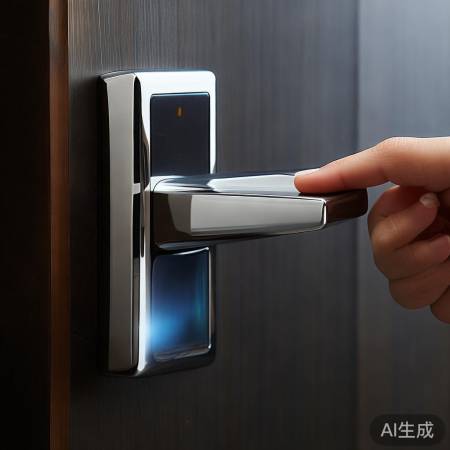 亿联指纹锁,简约科技艺术