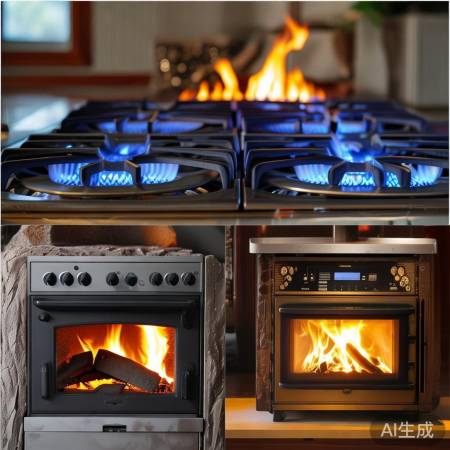 燃气灶方便，柴火灶传统，集成灶