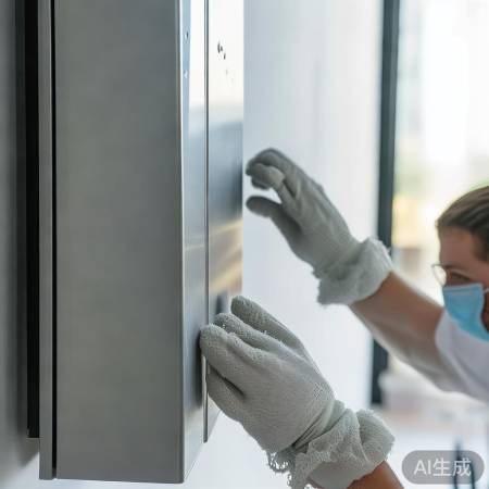 清洁壁挂炉外观