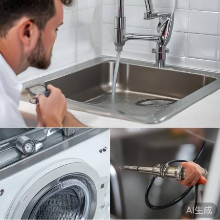 检查水管,防溢出