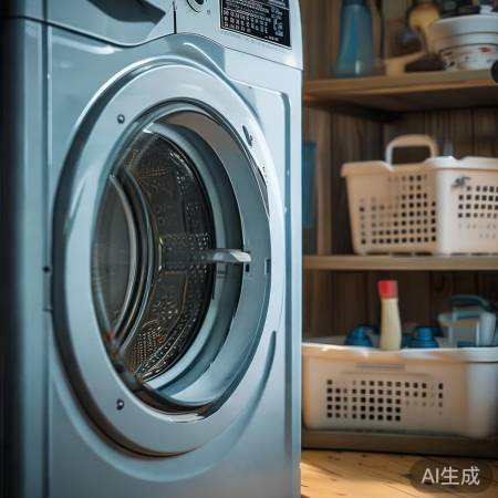 洗衣机洁净如新，关爱呵护有加