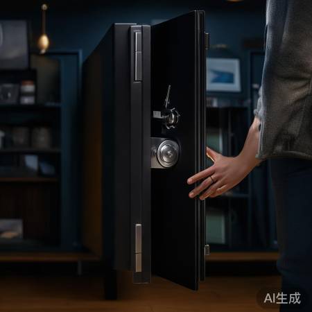 保险柜开锁后务必锁上