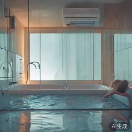 中央空调噪音低,洗澡不扰民