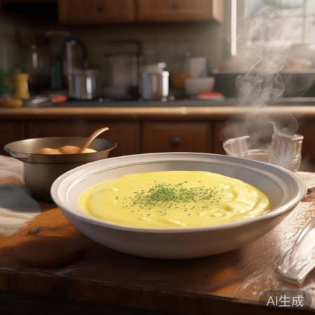 鸡蛋羹制作过程