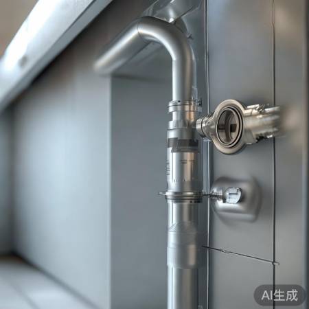 洗衣机后明显进水管接口