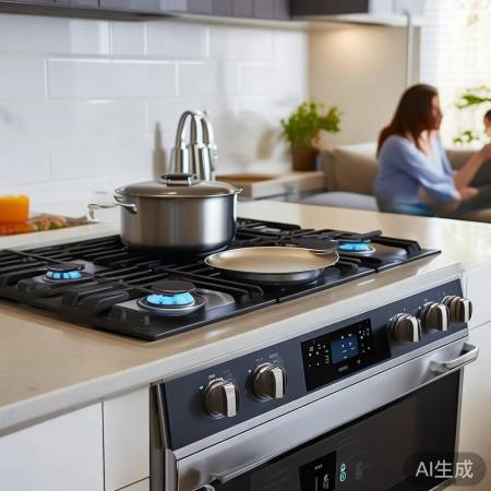 智能燃气灶：感应、远程、安全