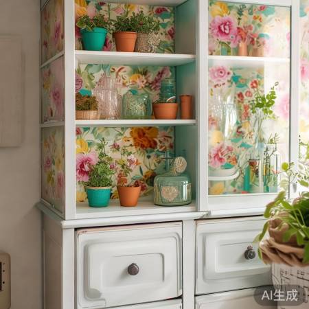收纳柜美化，生活气息浓