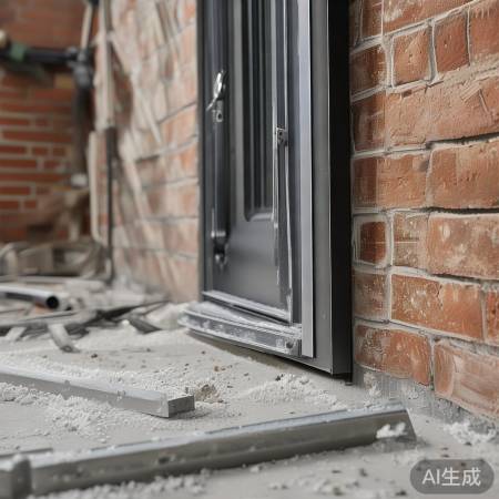 门框安装需严密防撬