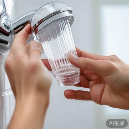 “清洗后，牢固安装滤网”
