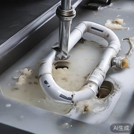 检查热水器排水管，清除堵塞
