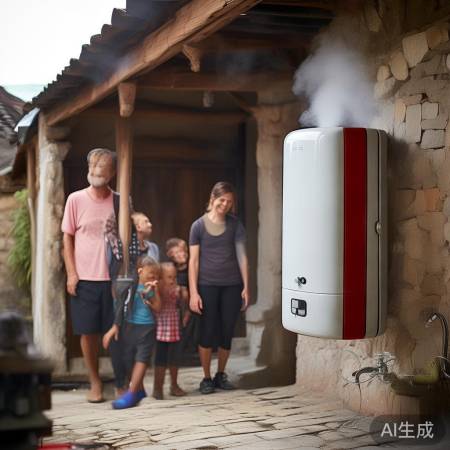 壁挂炉供暖烧水，庭院暖和神器