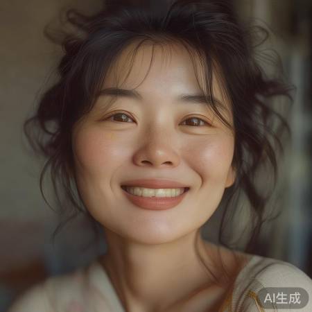 闫妮微醺美,酒窝笑颜佳