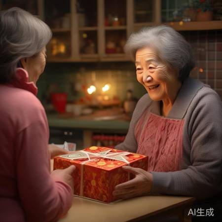 婆婆送孕儿媳月饼惊喜