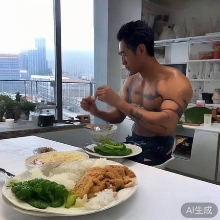 干饭哥饮食规律,营养均衡