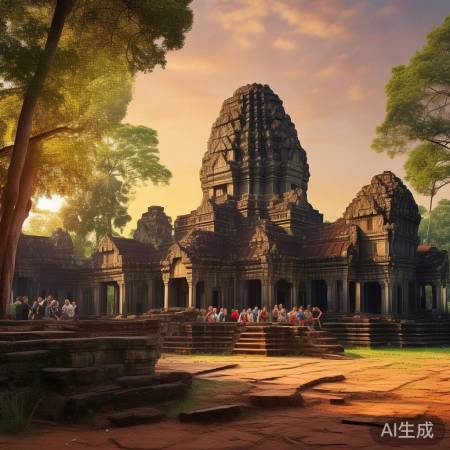 吴哥窟：宁静柬埔寨美景