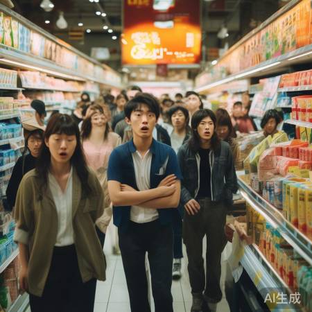 超市持刀事件朋友圈炸锅
