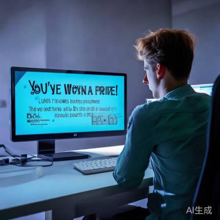 增强网络安全意识，谨防中奖诈骗