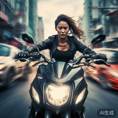 惊险拼搏,女主点赞